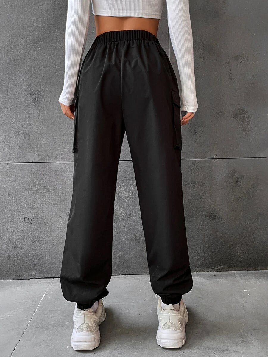 Flap Pocket Side Jogger Pants – lifestyle view 17