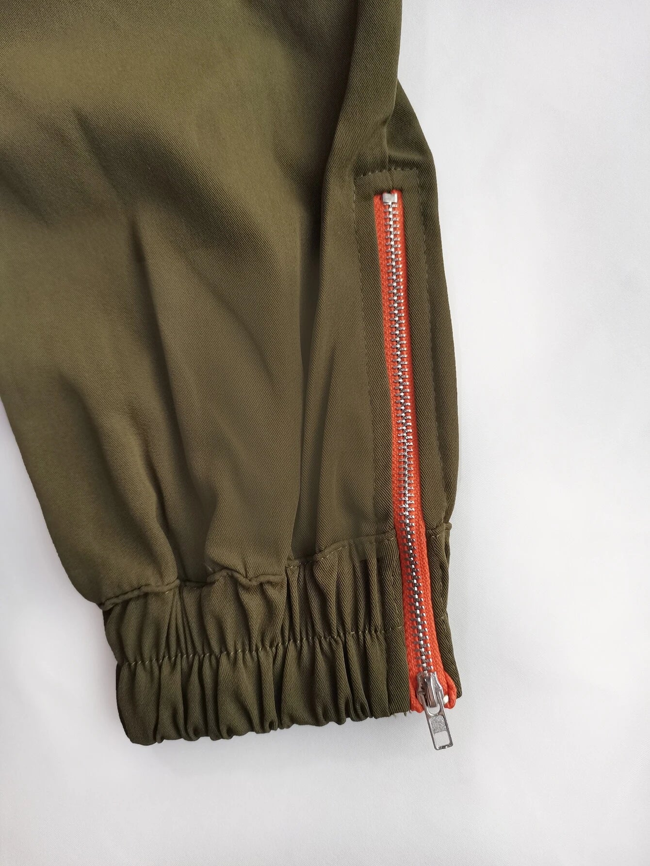 High Waist Solid Flap Pocket Cargo Pants – styled outfit view