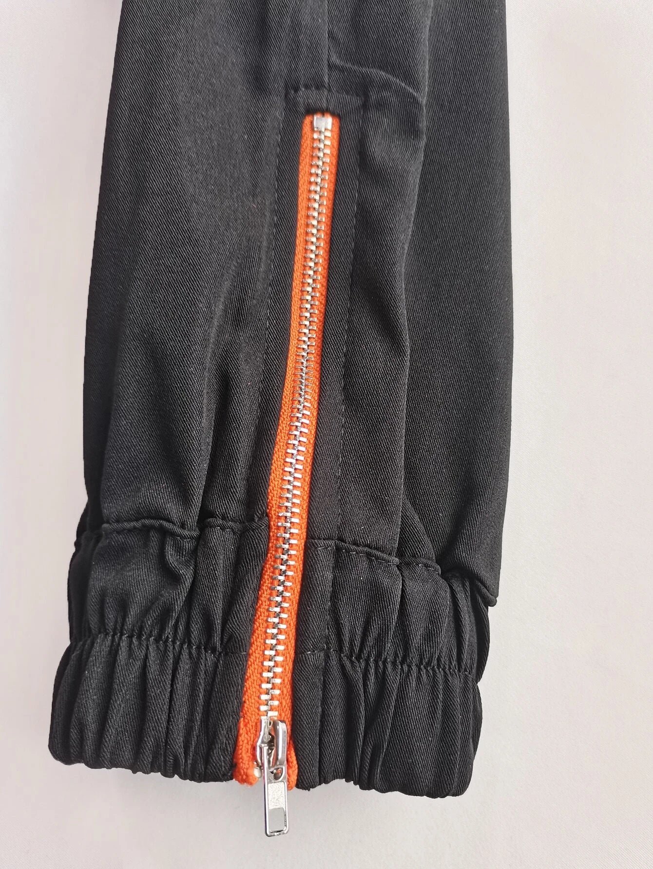 High Waist Solid Flap Pocket Cargo Pants – lifestyle view 21