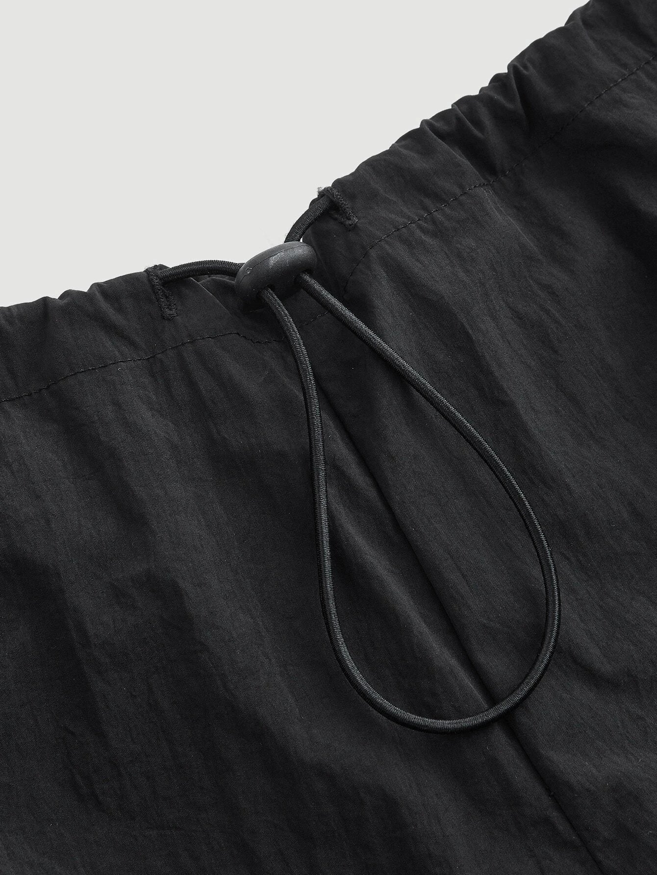 Parachute Cargo Pants With Flap Pouches – back view detail