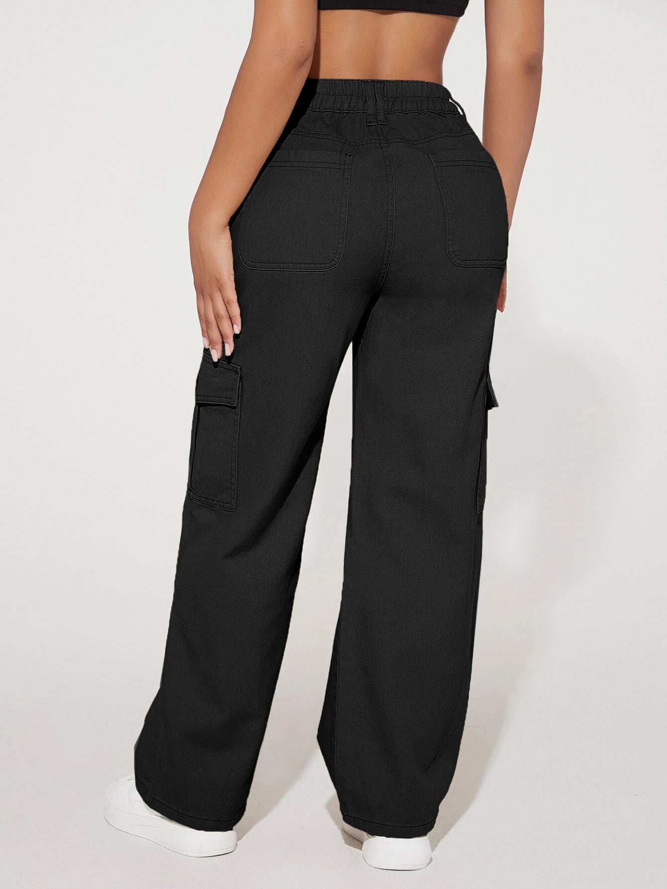Flap Pocket Cargo Jeans – lifestyle view 14