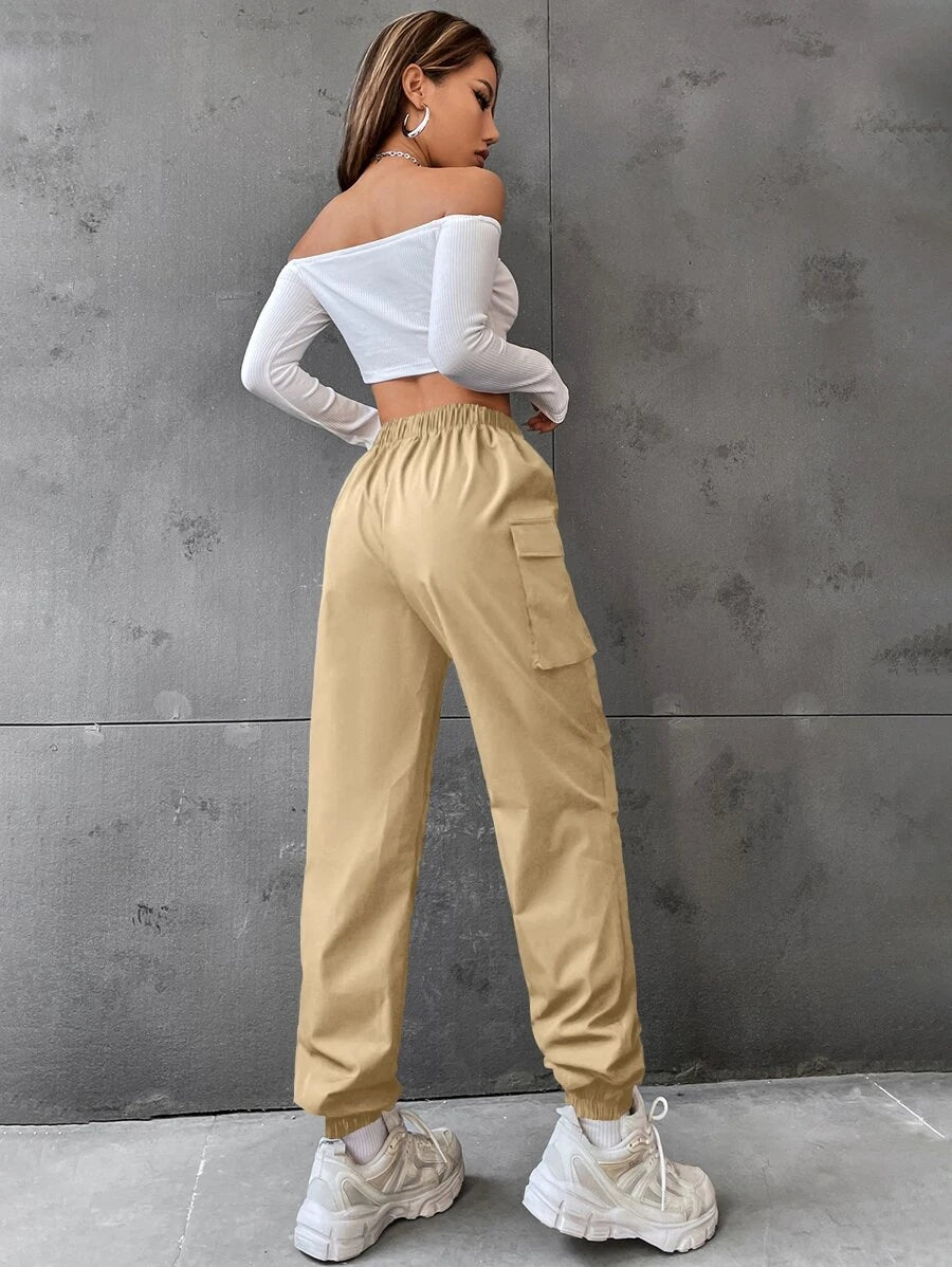 Flap Pocket Side Jogger Pants – lifestyle view 14