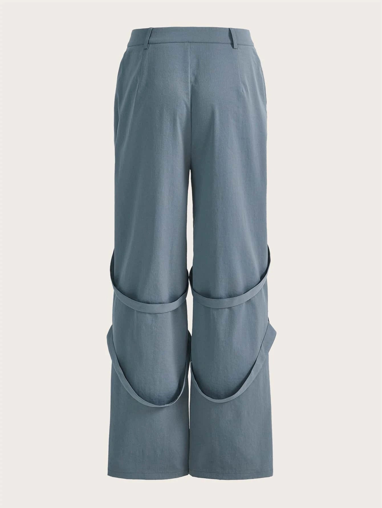Gorpcore Flap Pocket Buckle Cargo Pants – side profile view