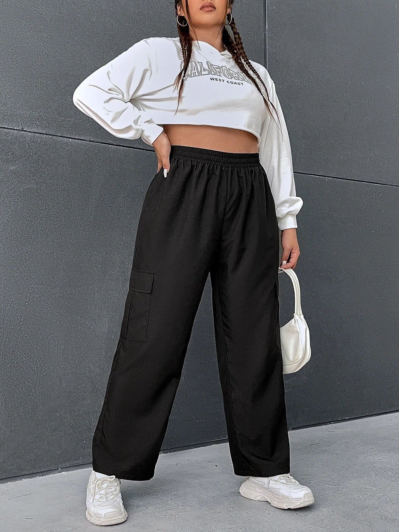 Casual Side Cargo Pants – back view detail
