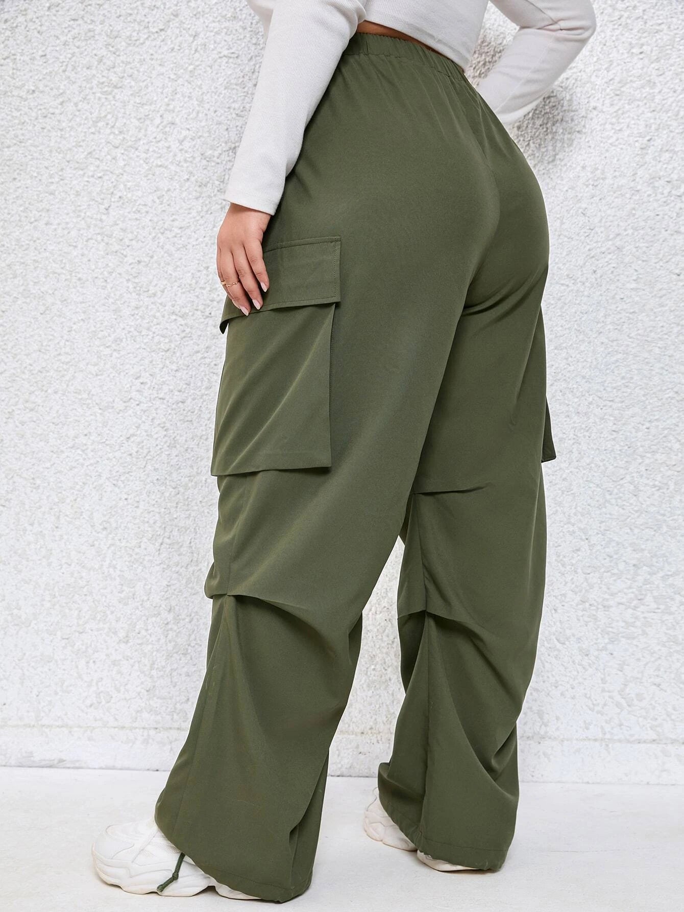 Flap Pocket Side Cargo Pant – fabric detail close-up
