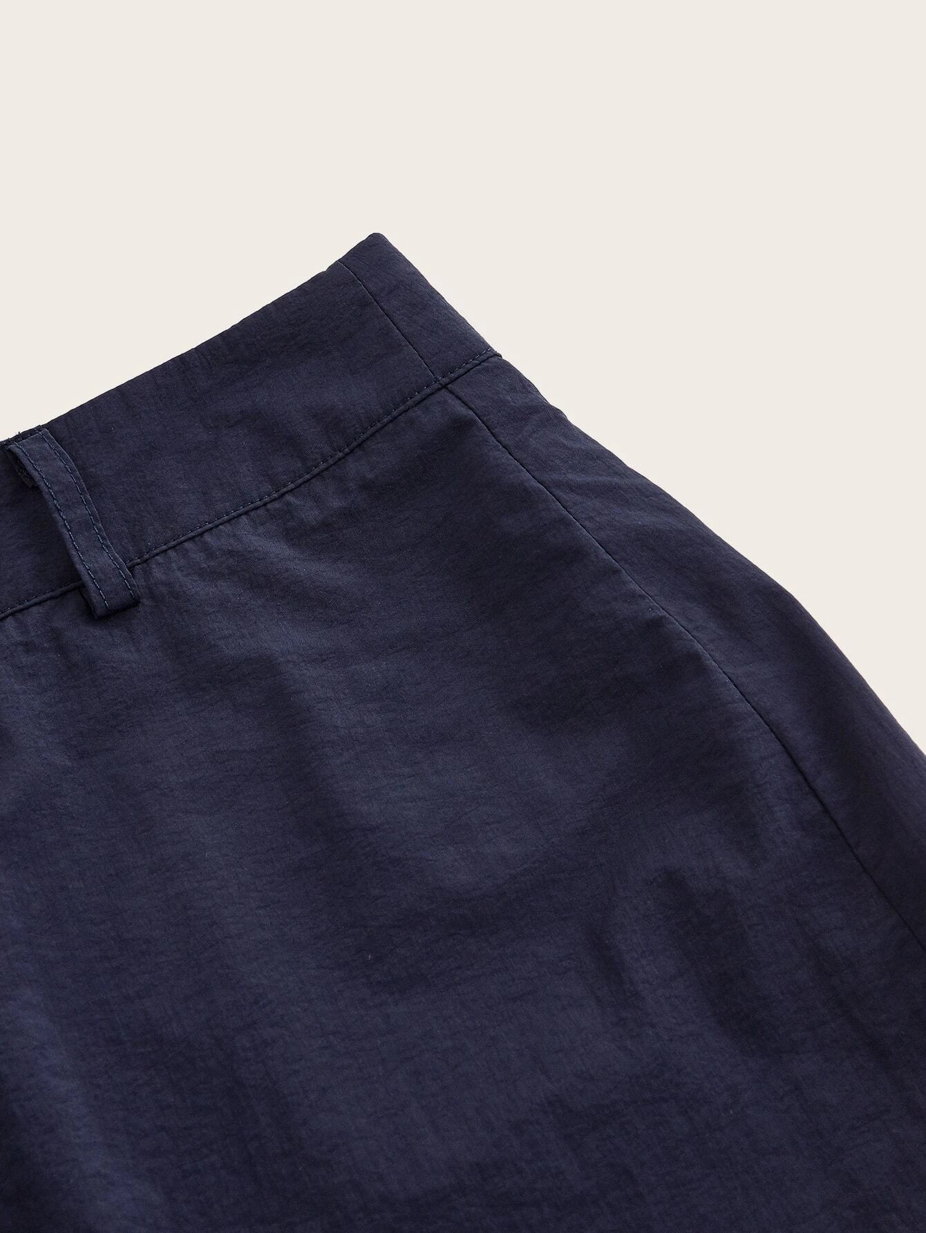 Casual Zipper Fly Pocket Cargo Pants – pocket detail close-up