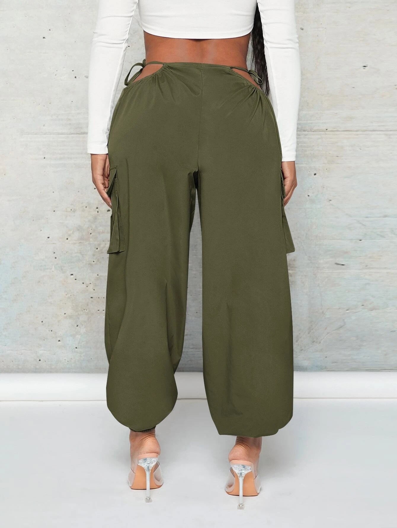 Knot Flap Regular Fit Pocket Cargo Pant – lifestyle view 11