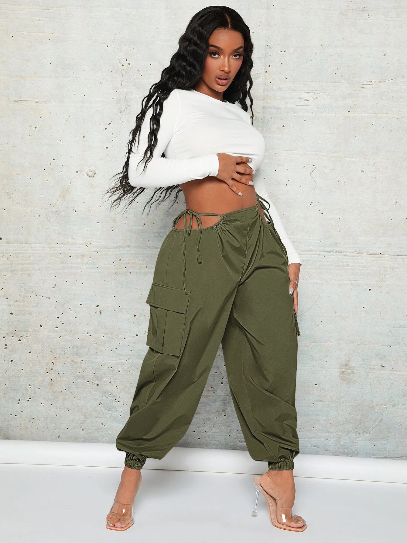 Knot Flap Regular Fit Pocket Cargo Pant – lifestyle view 12