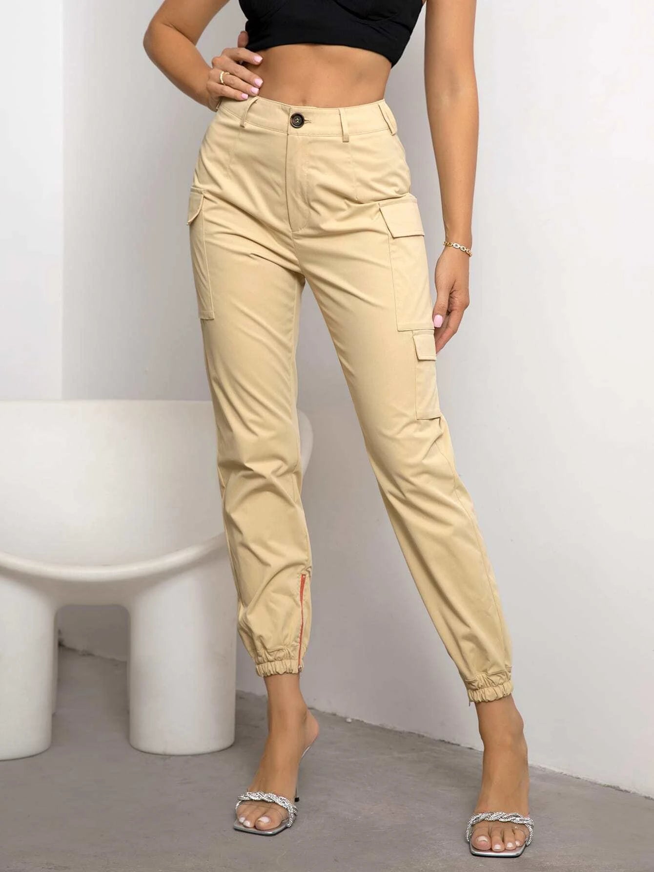 Utility Flap Pocket Side Cargo Pants – lifestyle view 12