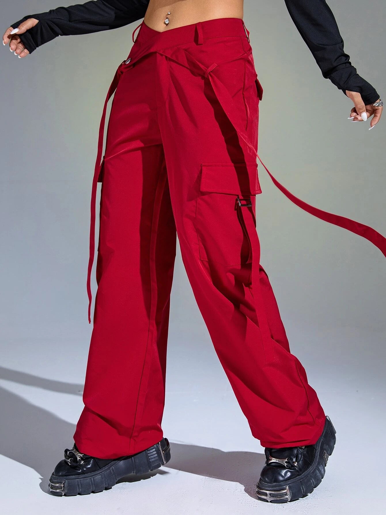 Gorpcore Flap Pocket Cargo Pants – lifestyle view 15