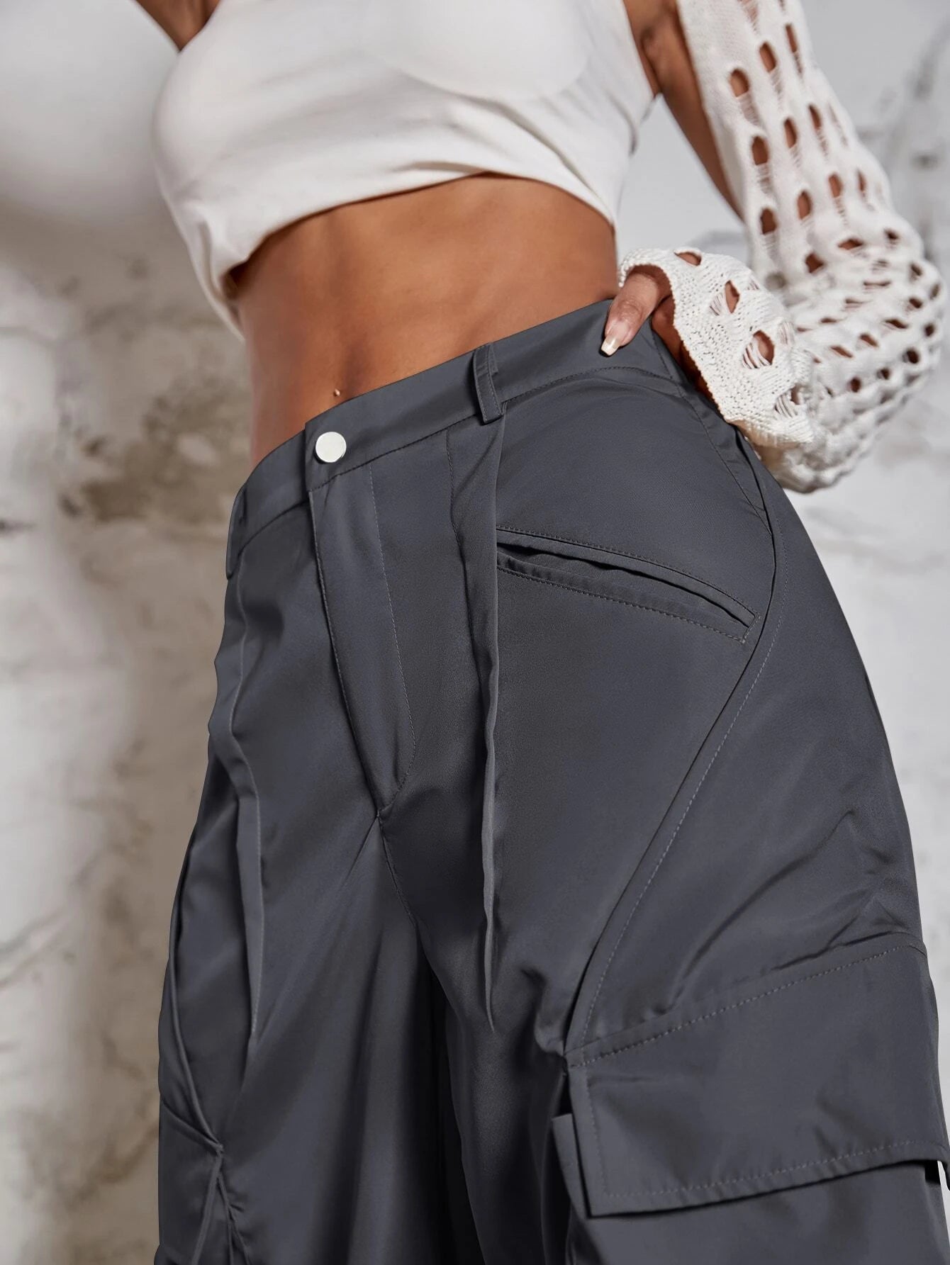 Flap Pocket Cargo Pant – styled outfit view