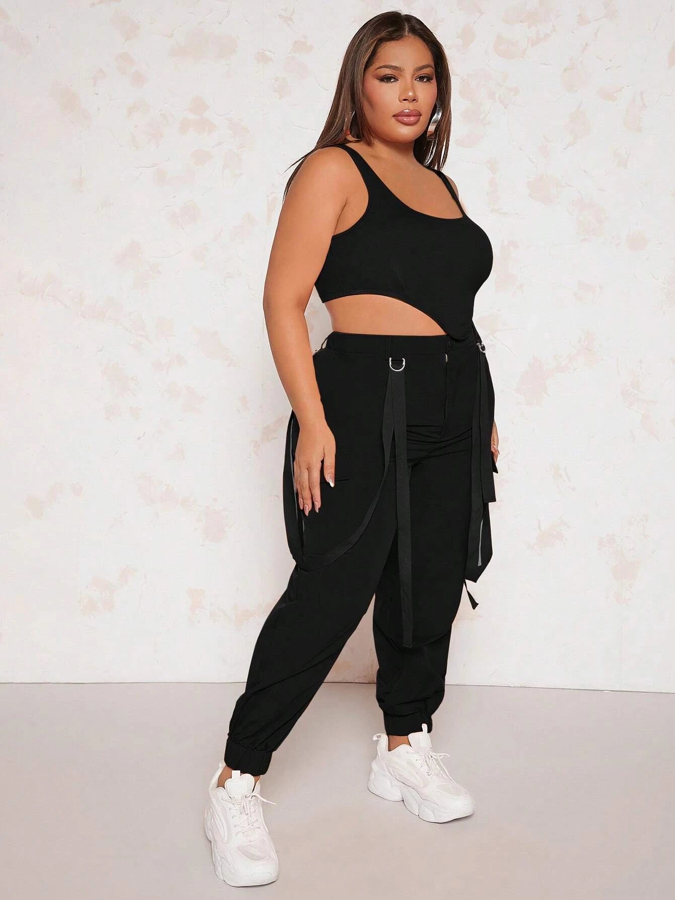 Sleeveless Hem Tank Top With PantsSleeveless Hem Tank Top With Pants - Image 7