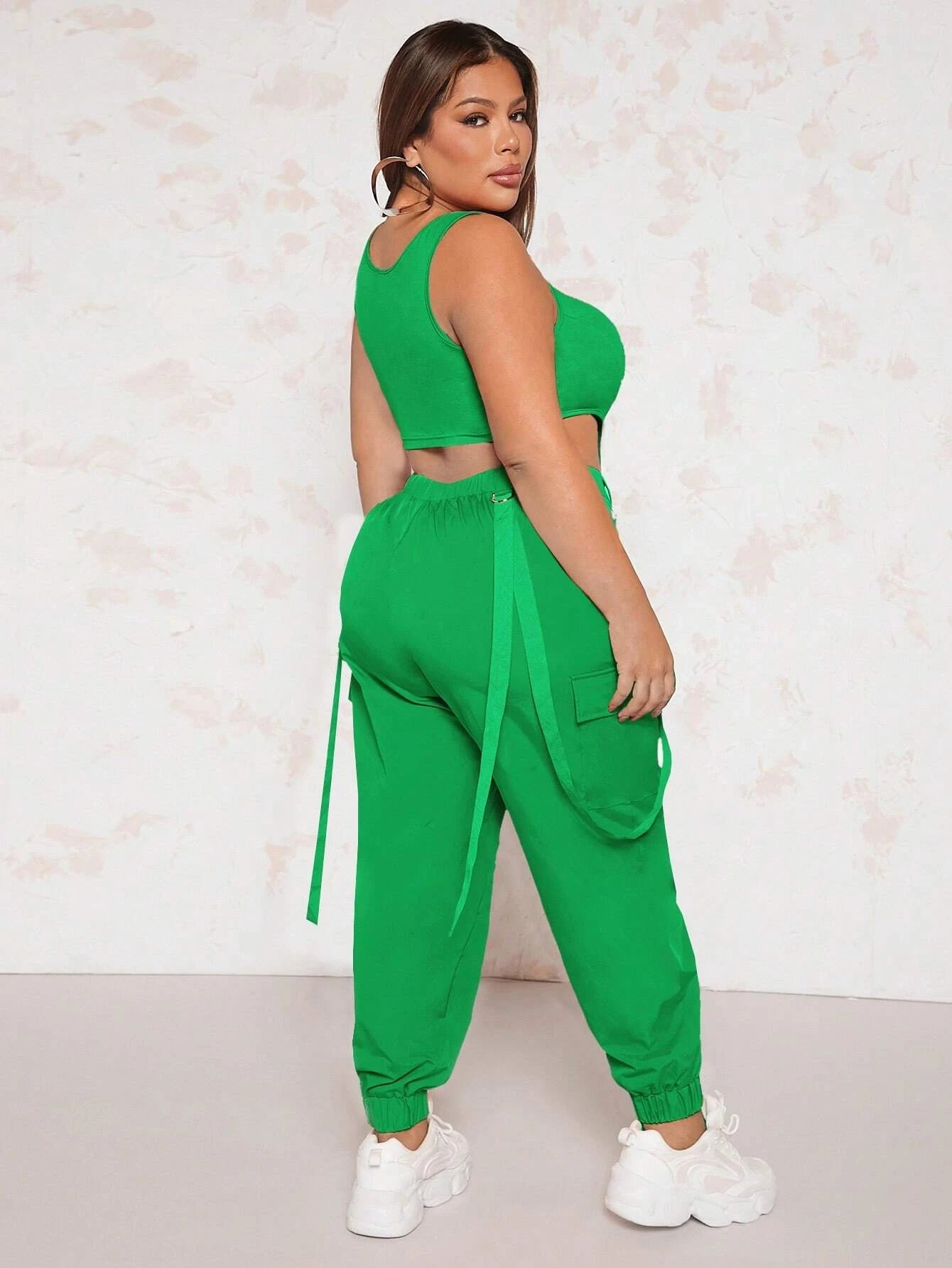 Sleeveless Hem Tank Top With PantsSleeveless Hem Tank Top With Pants - Image 11