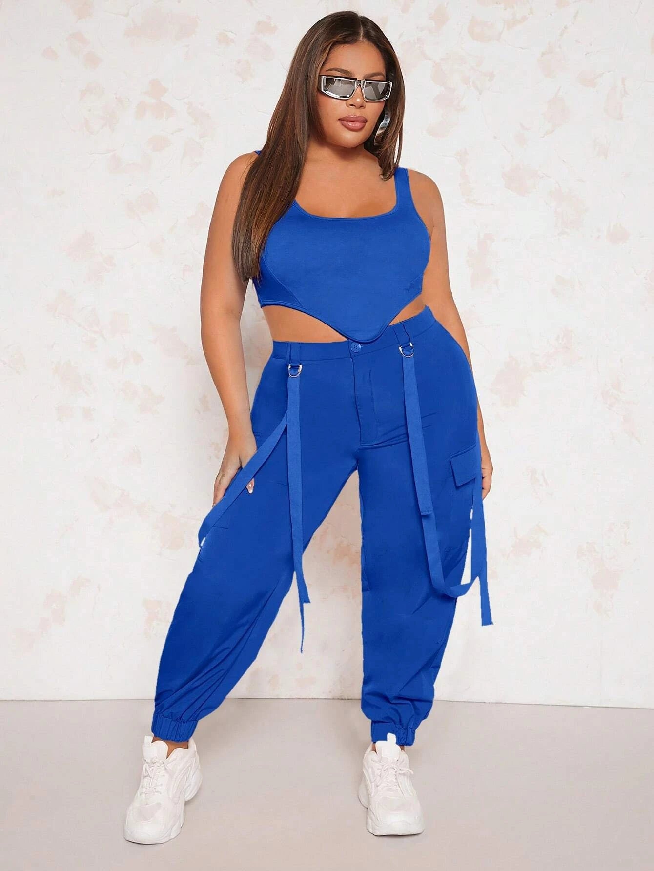 Sleeveless Hem Tank Top With PantsSleeveless Hem Tank Top With Pants - Image 17