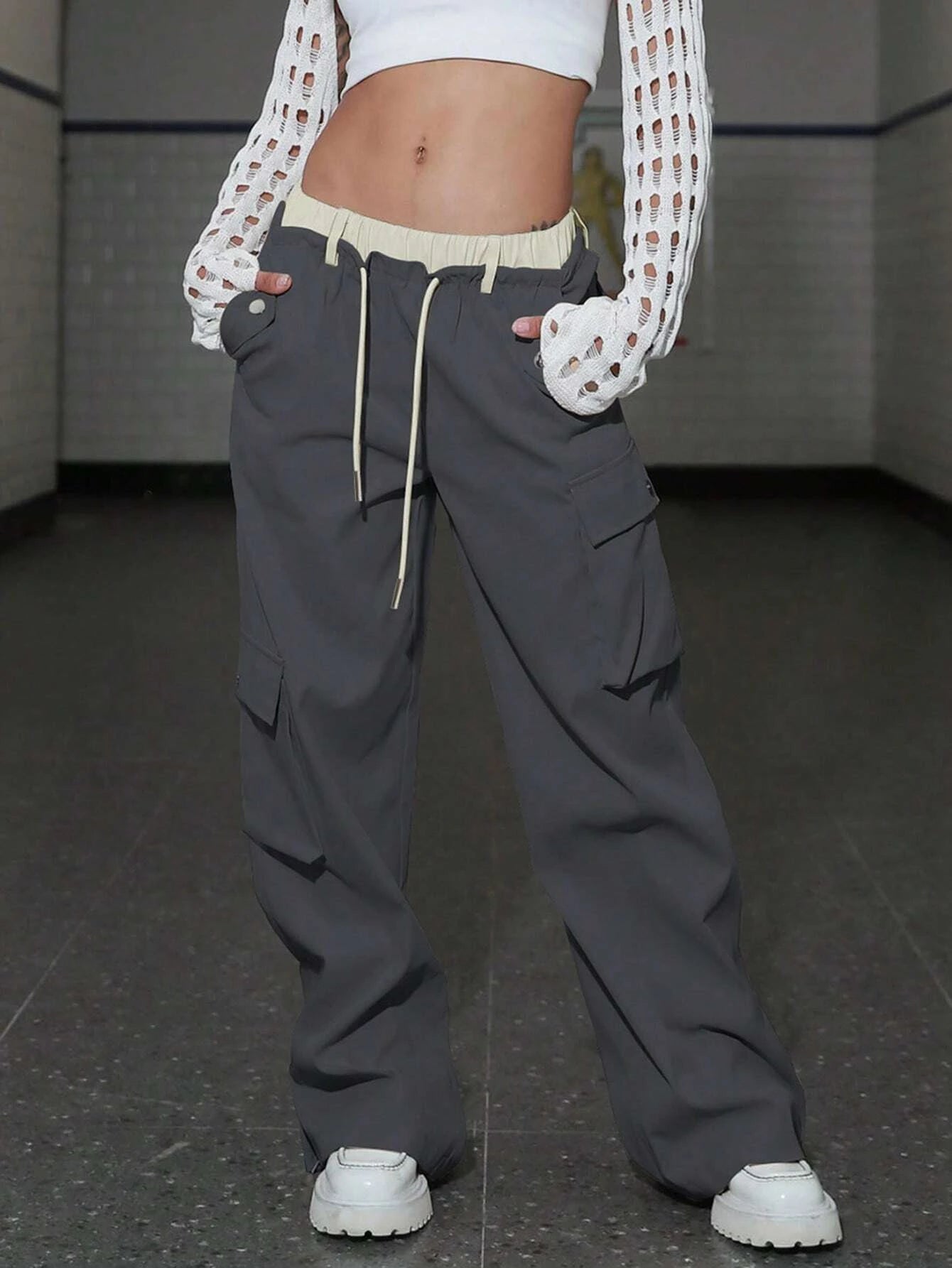 Outdoor Flap Pocket Side Cargo Trousers – lifestyle view 25