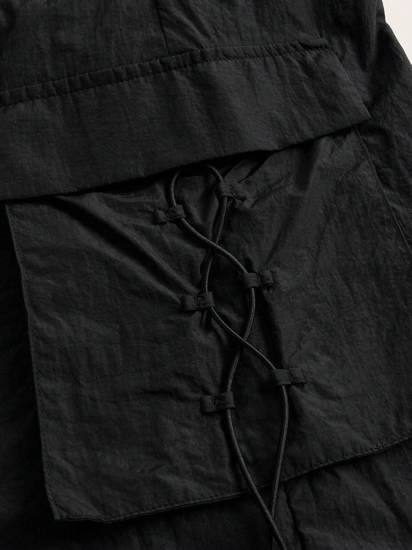 Ponch Flap Pocket Side Cargo Pants – pocket detail close-up