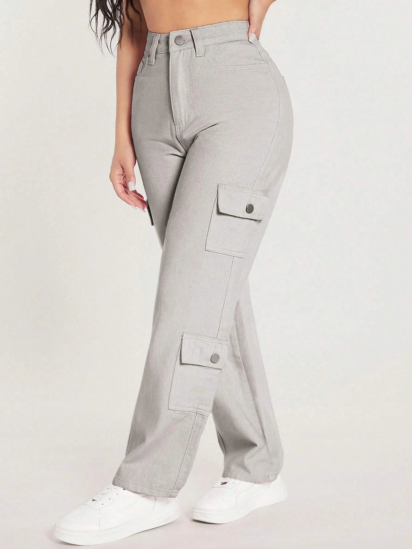 Flap Pocket Zipper Jeans – lifestyle view 14