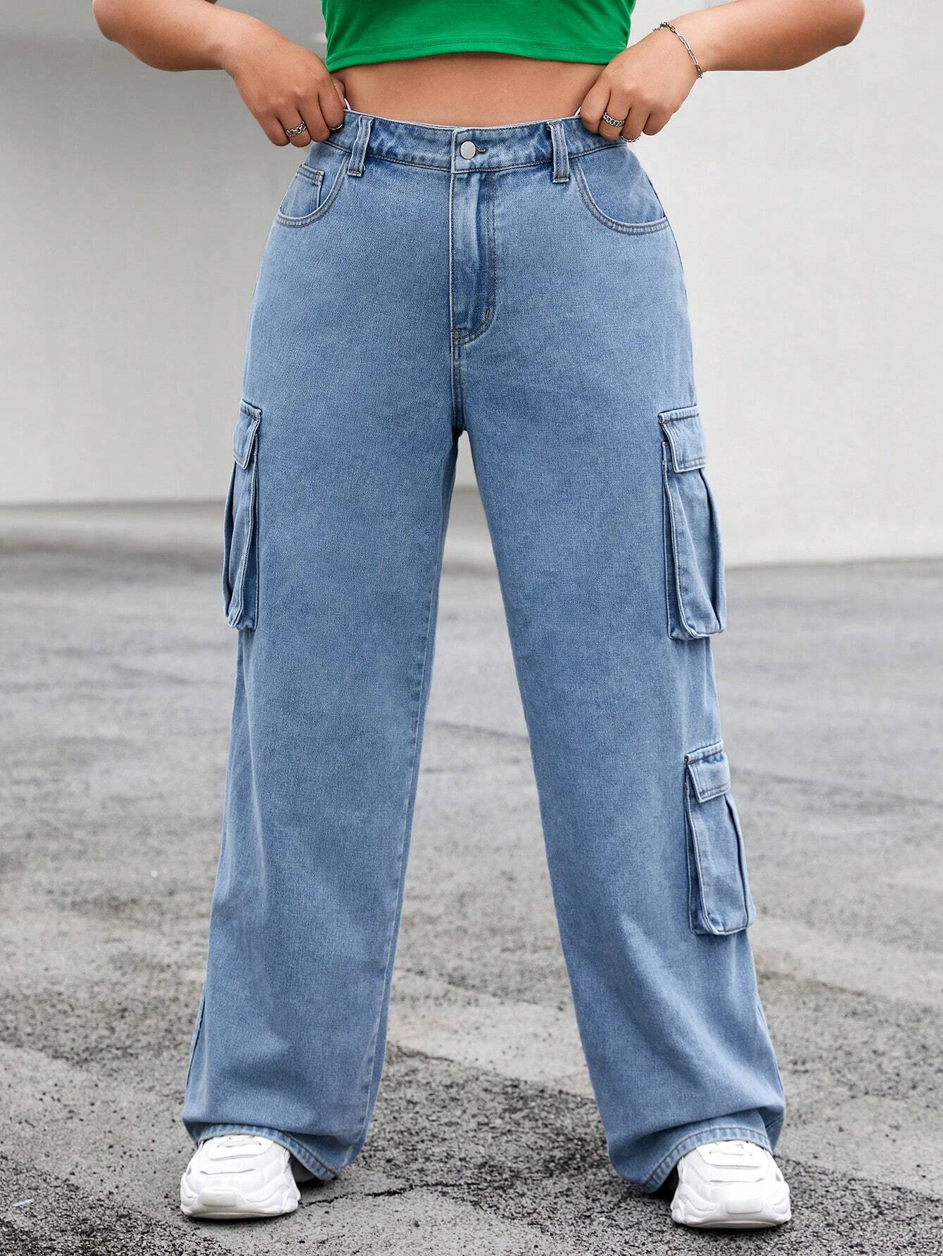 Side Pocket Cargo Pants Without Belt – women's cargo pants front view