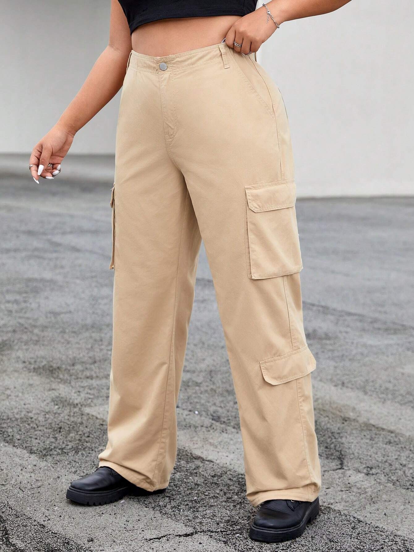 Non-Stretch Pocket Side Cargo Pant – side profile view