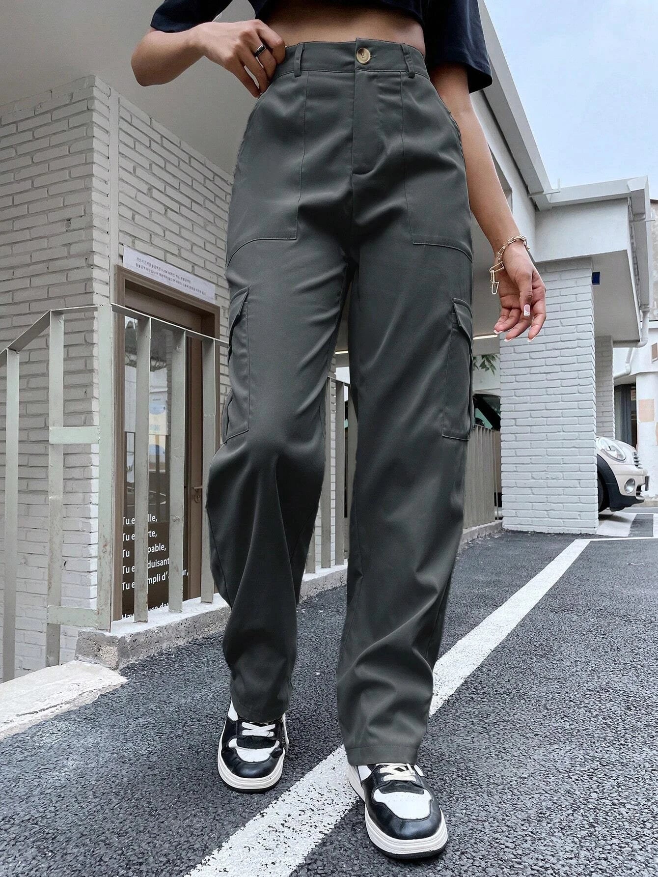 Regular Fit Non Stretch Cargo Pants – lifestyle view 15