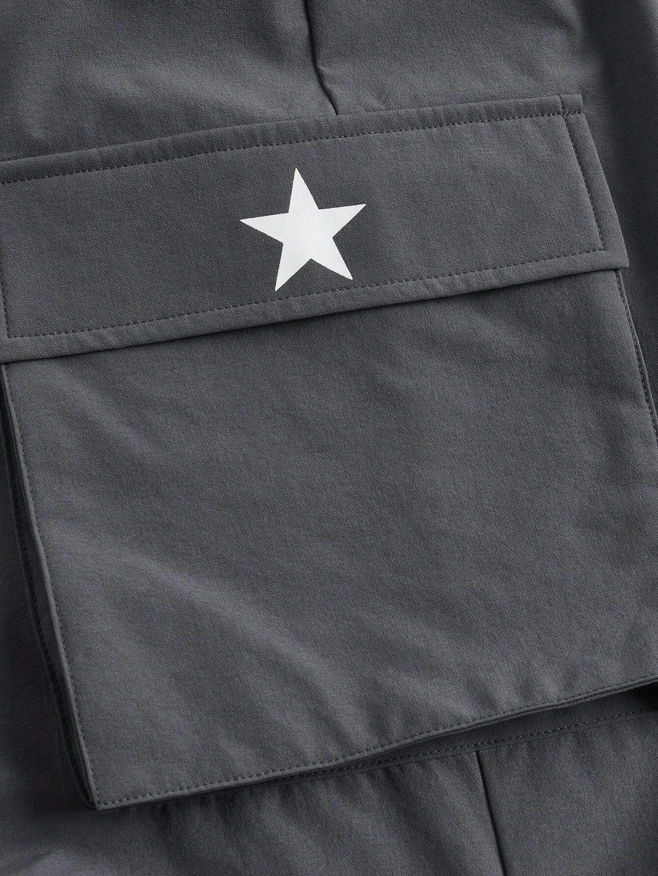 Casual Pocket Cargo Pants – pocket detail close-up