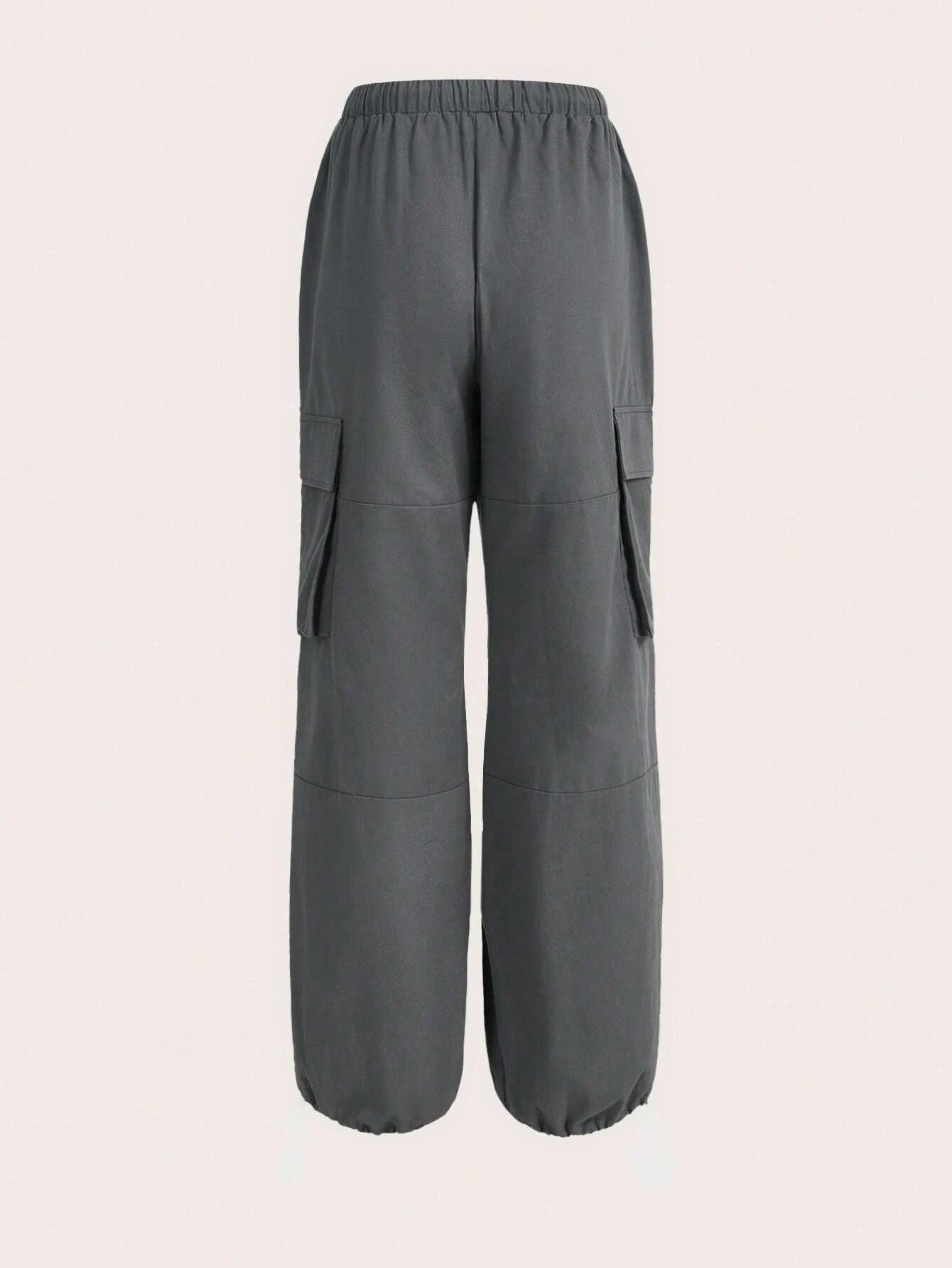 Flap Pocket Cargo Pants Style 3 – side profile view
