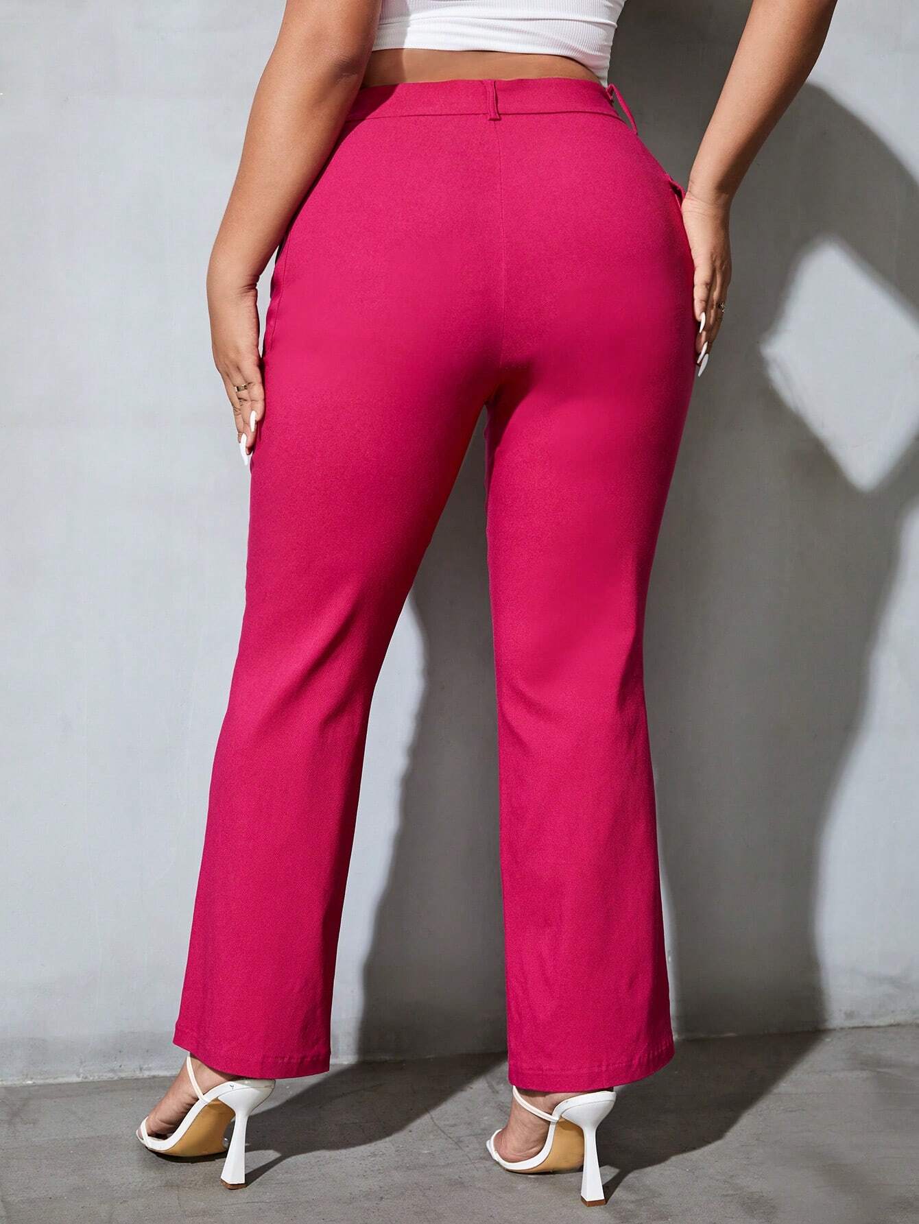 High Rise Cargo Pants With Flap Pocket – lifestyle view 13
