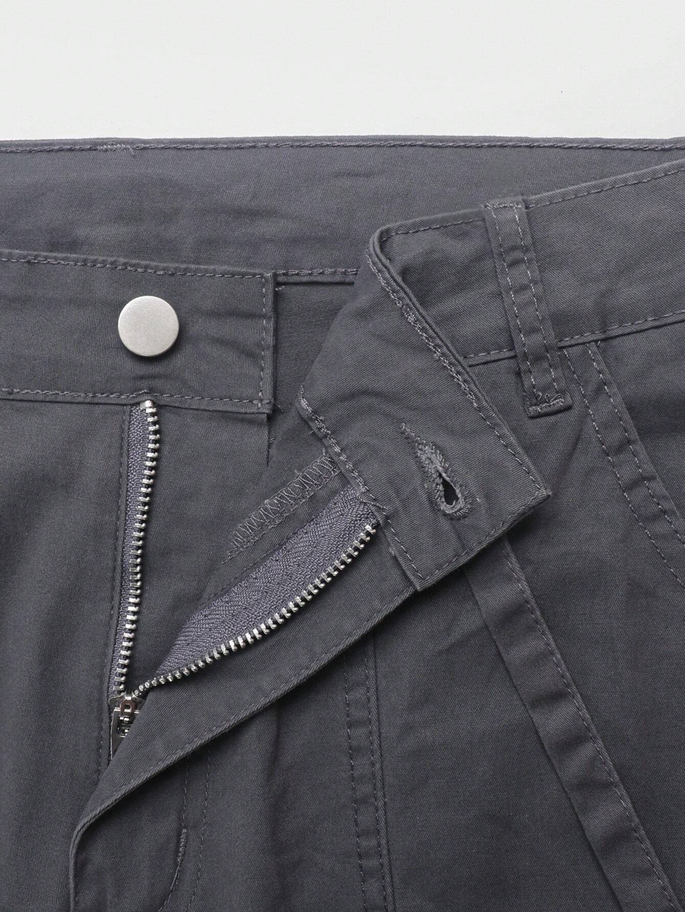 Flap Pocket Side Drawstring Cargo Pant – waistband detail