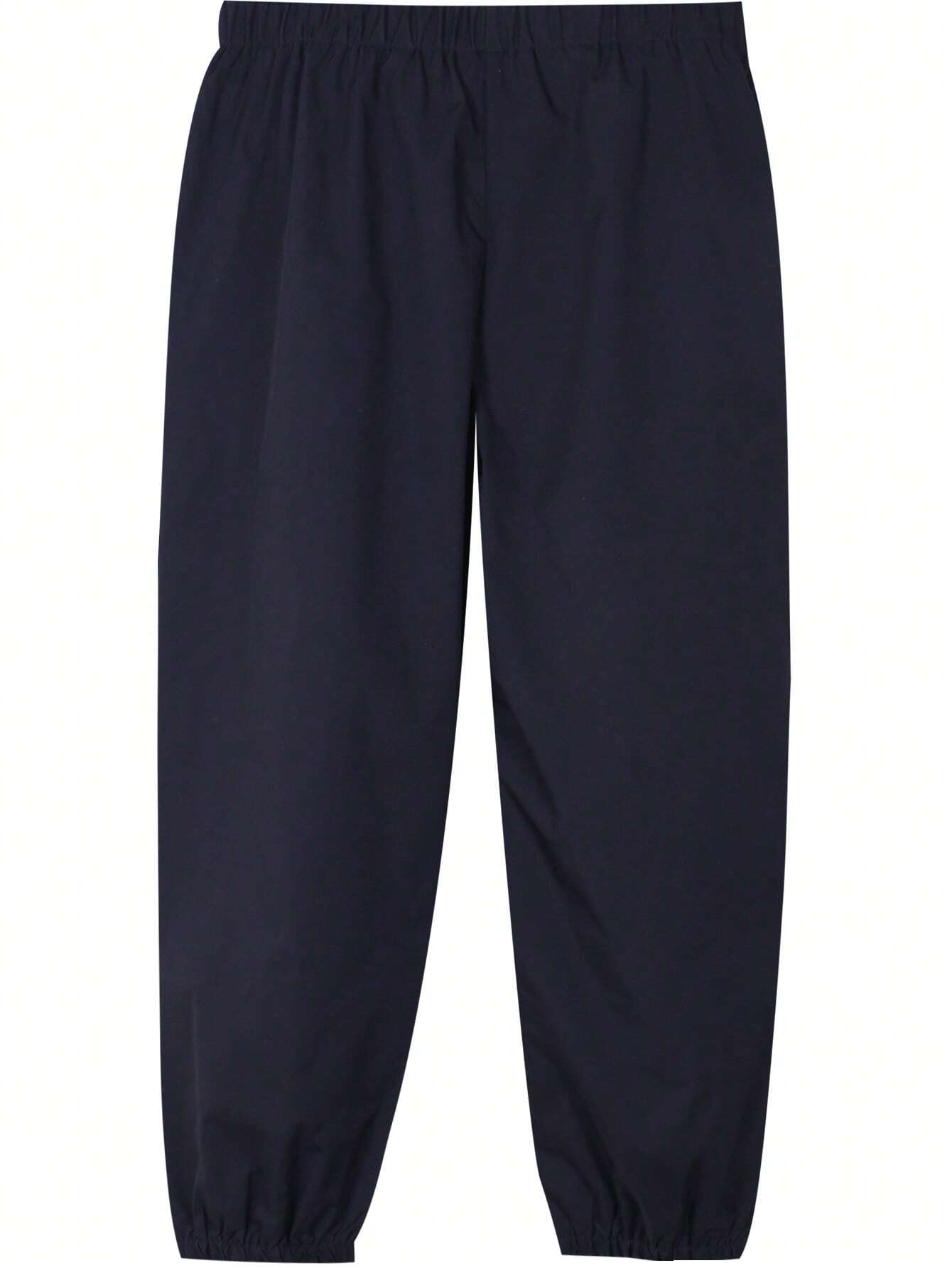 Flap Pocket Buckle Pants – side profile view