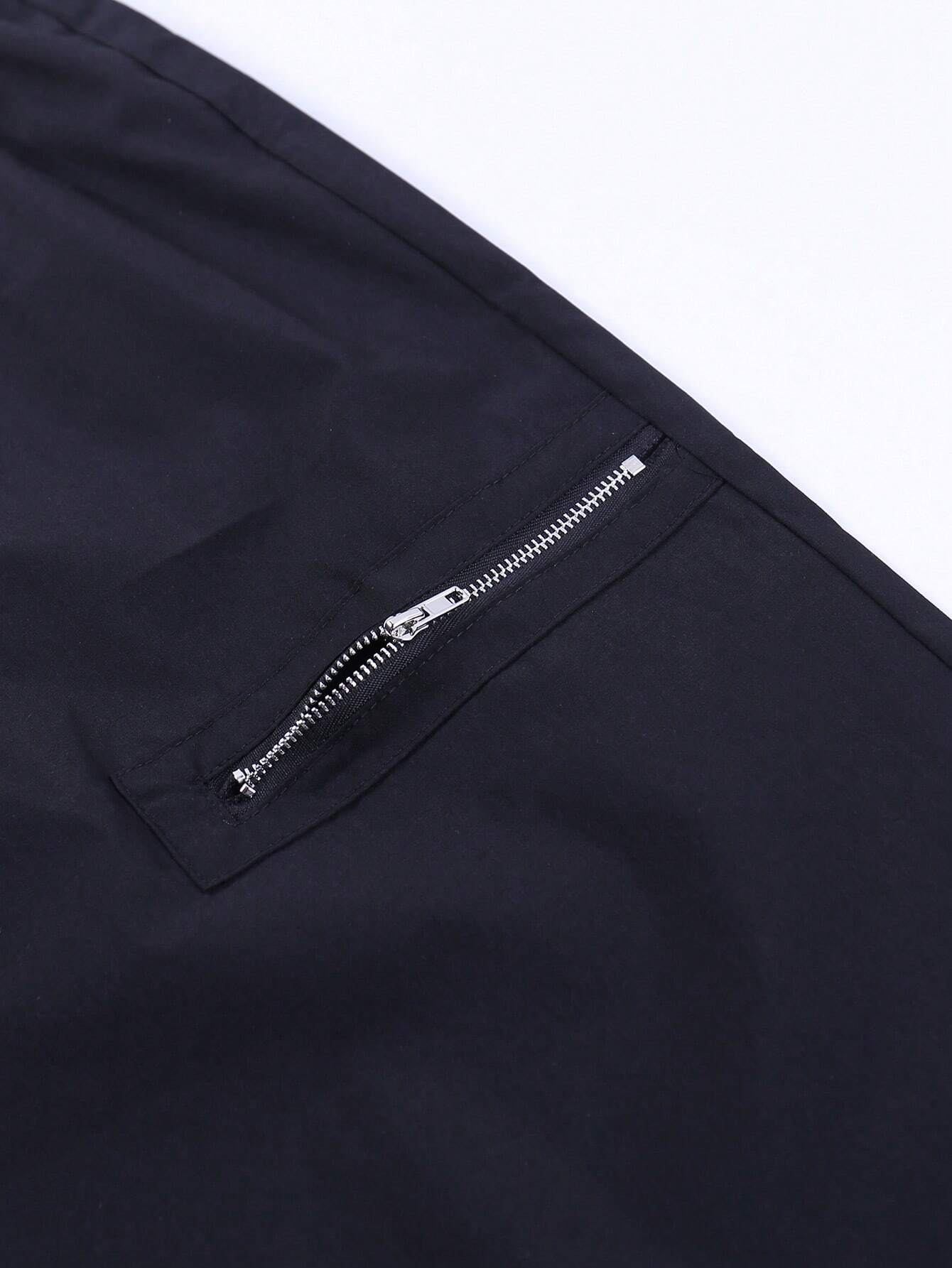 Flap Pocket Buckle Pants – back view detail
