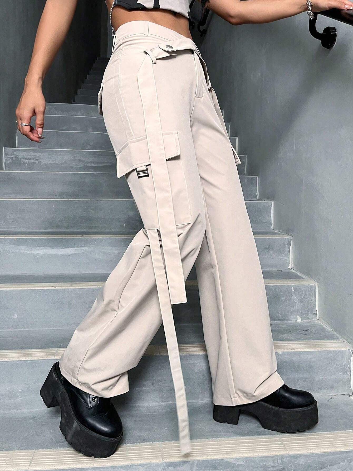 Gorpcore Flap Pocket Cargo Pants – lifestyle view 19