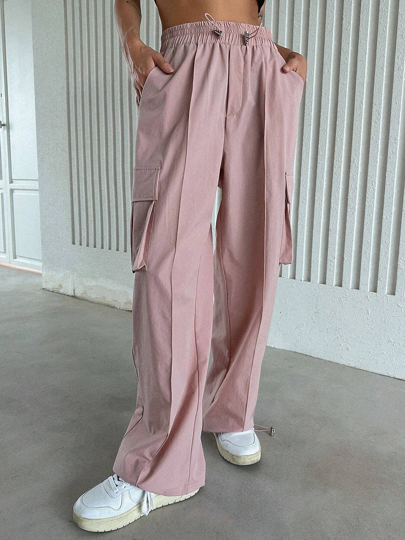 Cargo Pants With Flap Pocket – women's cargo pants front view