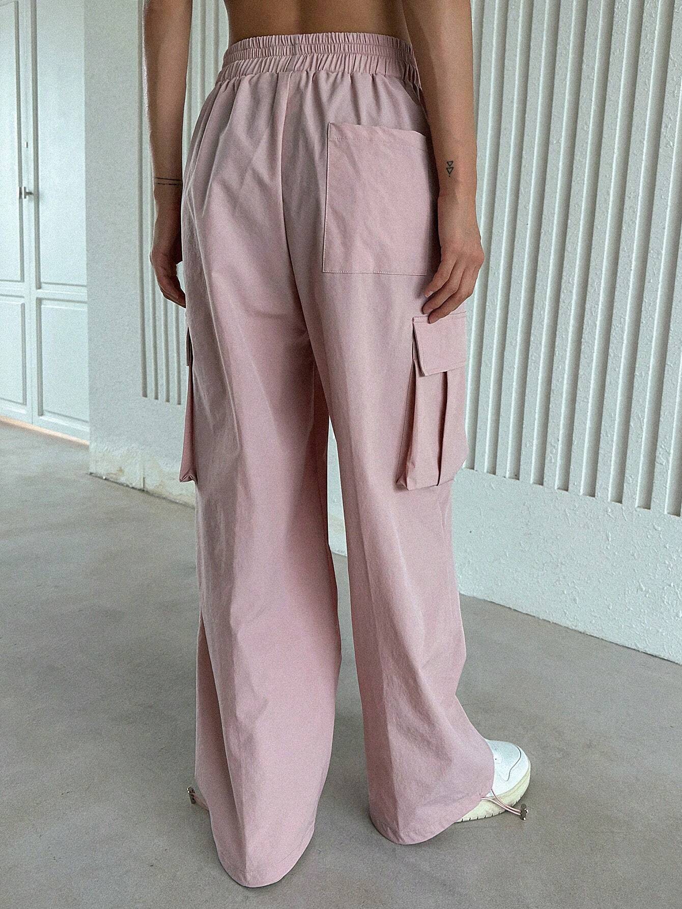 Cargo Pants With Flap Pocket – side profile view