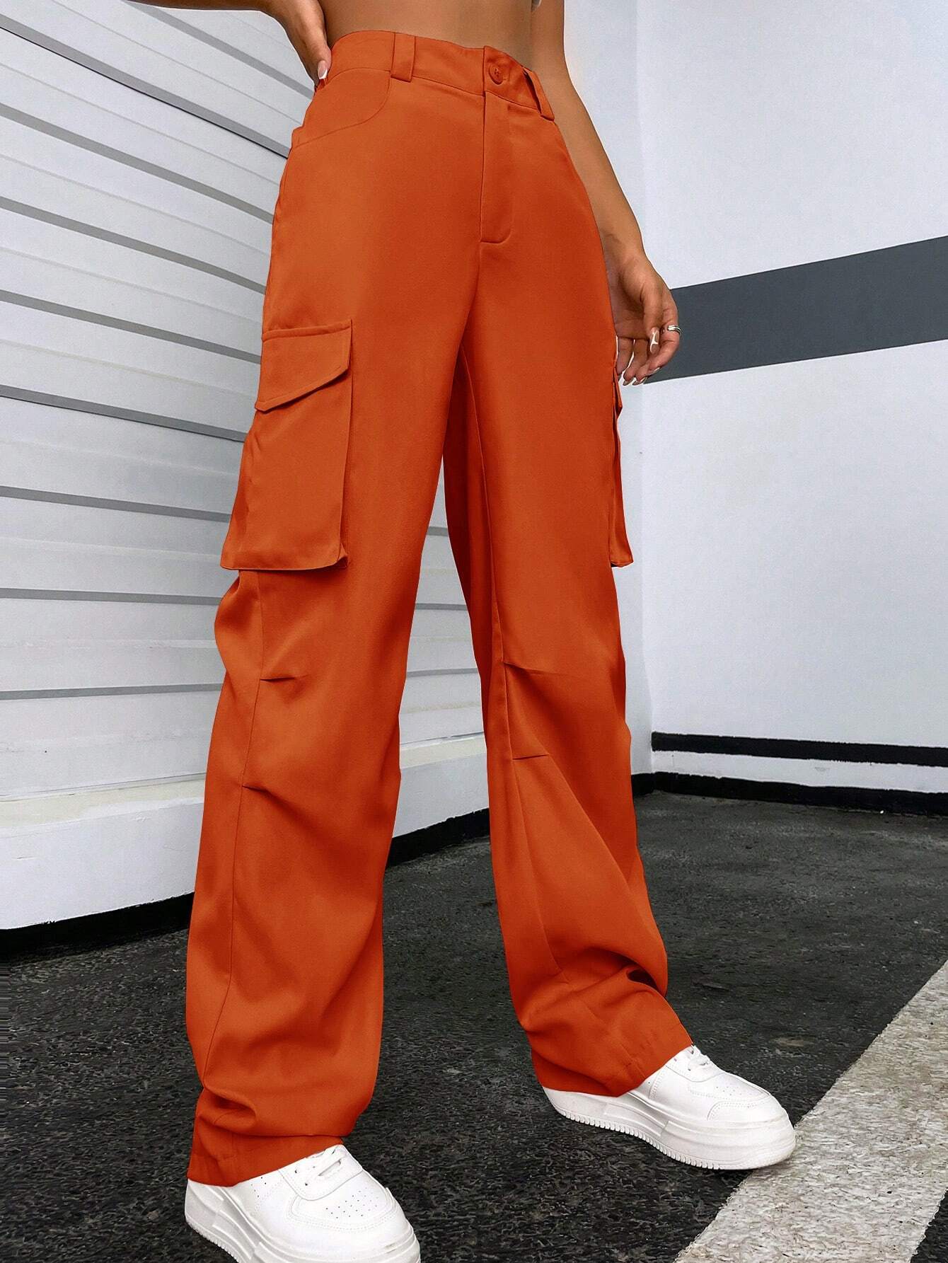 Zippered Pocket Cargo Pants – lifestyle view 25
