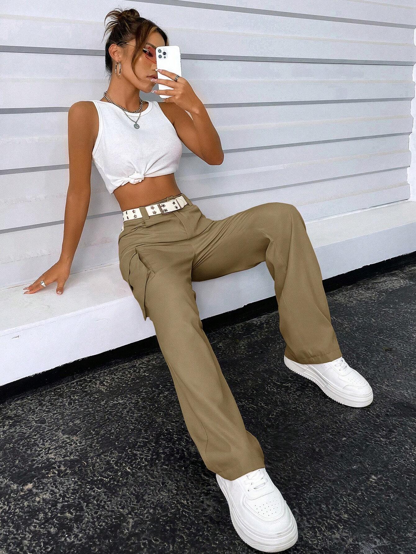 Zippered Pocket Cargo Pants – lifestyle view 11