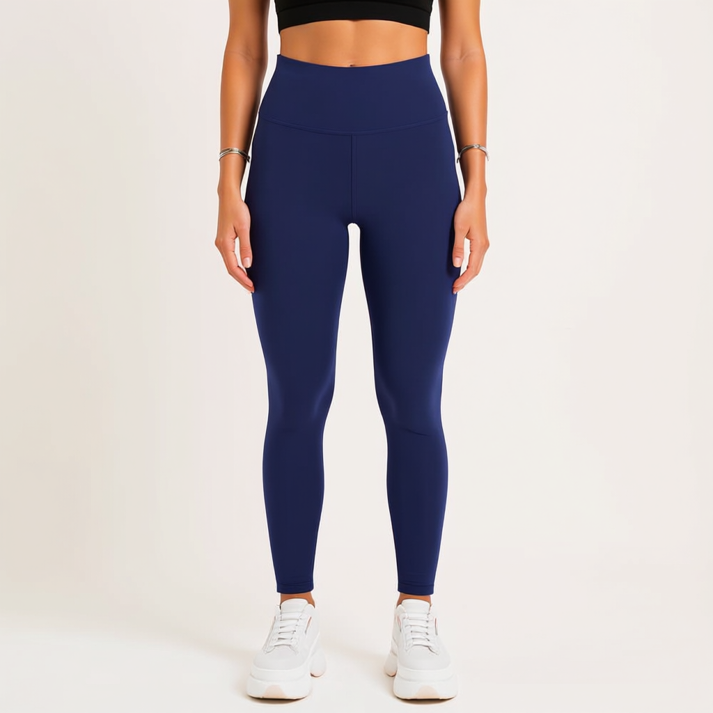 Warm Thermal Fleece Lined Leggings For Women – waistband detail