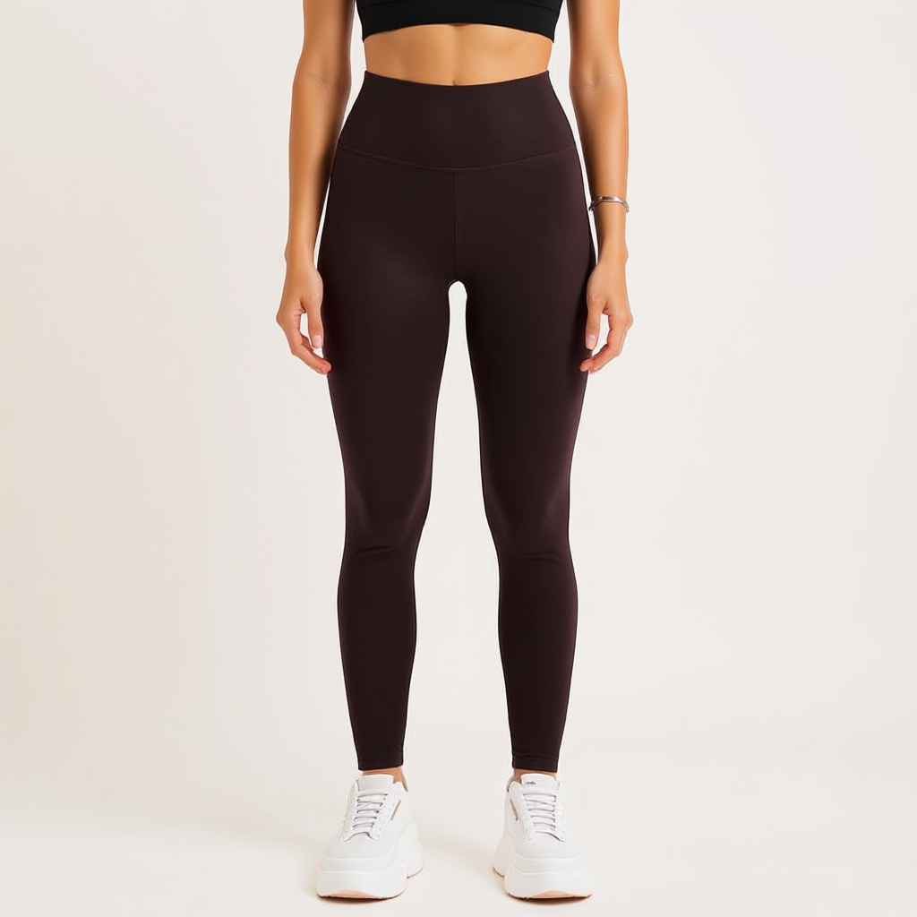 Warm Thermal Fleece Lined Leggings For Women – styled outfit view