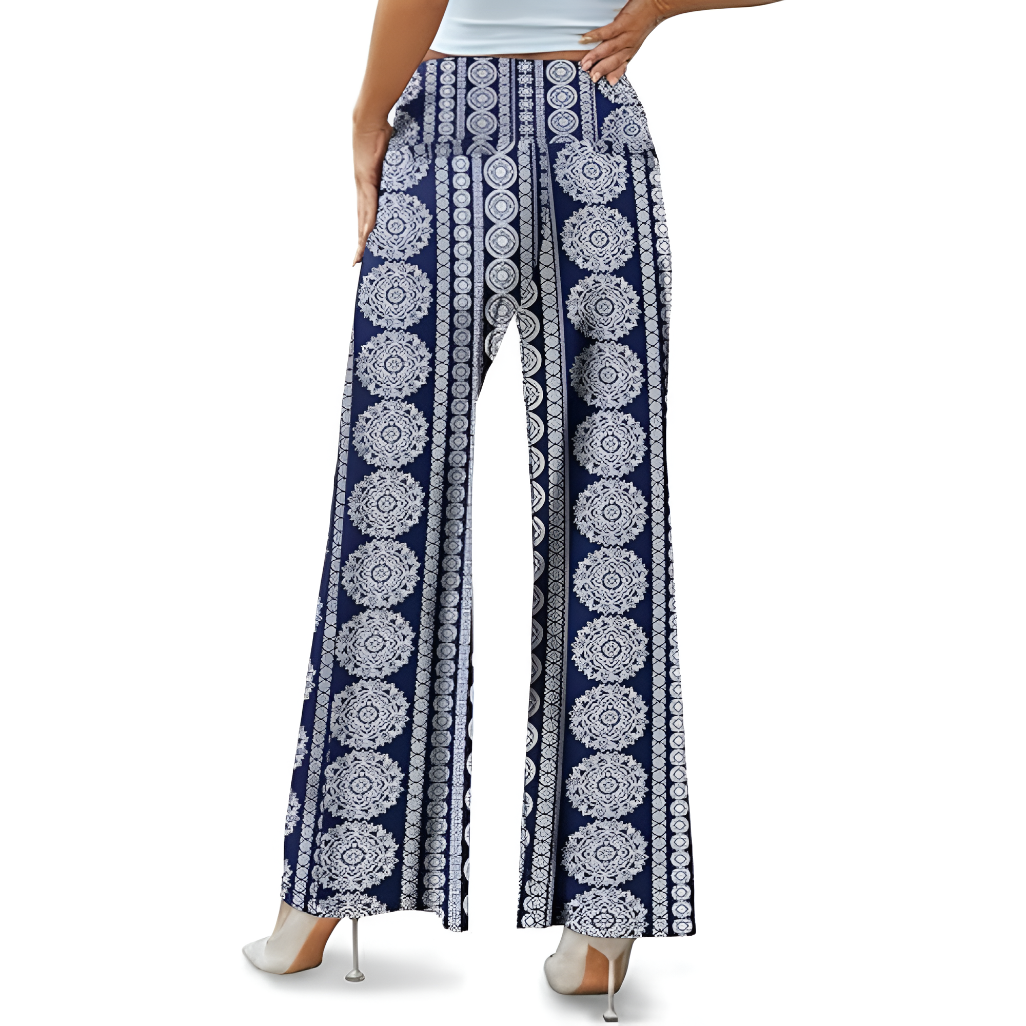 Casual And Comfy Wide Fit Palazzo Pants For Women – lifestyle view 19