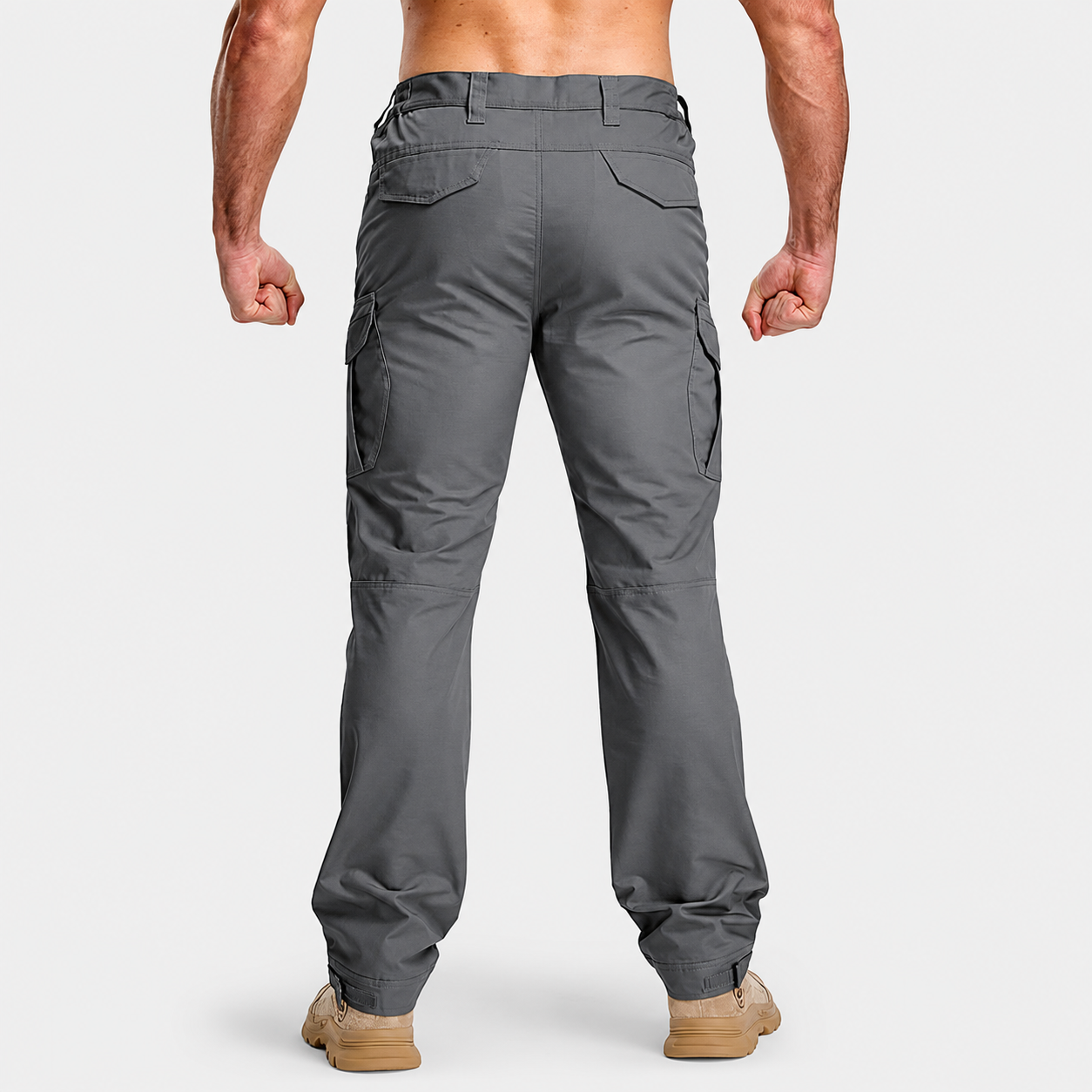 Lightweight Tactical Cargo Work Pants With 10 Utility Pockets For Men