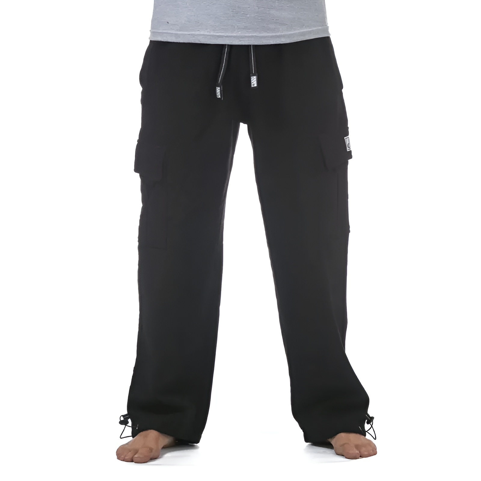 Loose Fit Casual Cargo Fleece Pants For Women