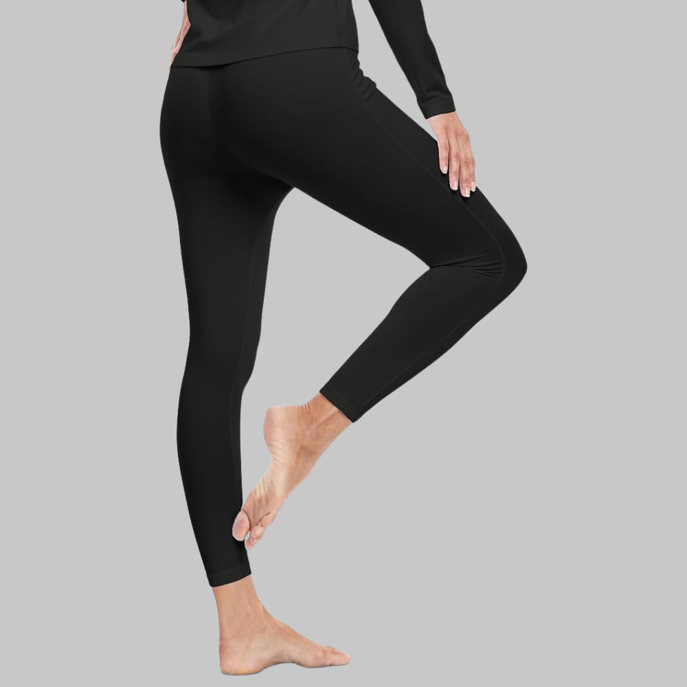 Pack of 3 Thermal Fleece Lined Leggings For Women