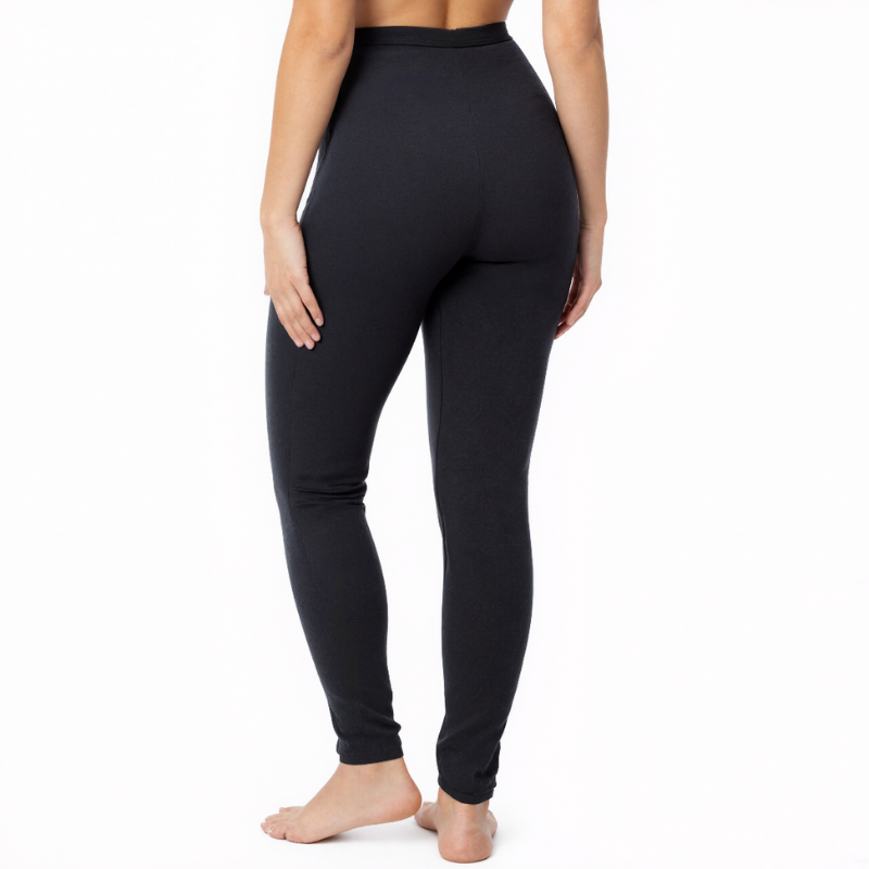Combed Cotton Raschel Knit Thermals Underwear Long Pant For – side profile view