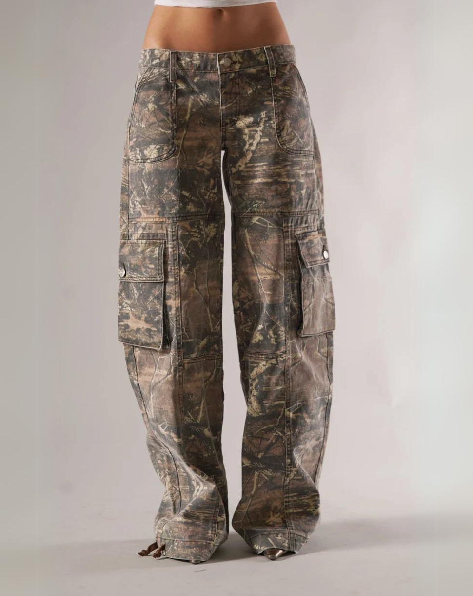 Camo Cargo Pants – back view detail