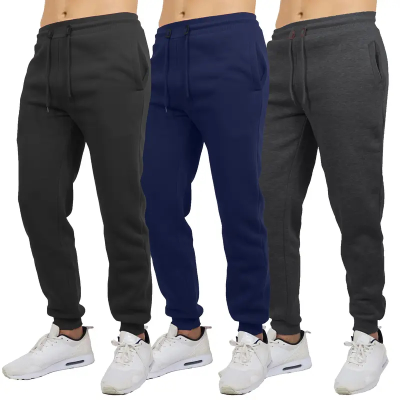 Pack Of 3 Fleece Lined Cargo Jogger Sweatpants For Men - product image 8 of 12