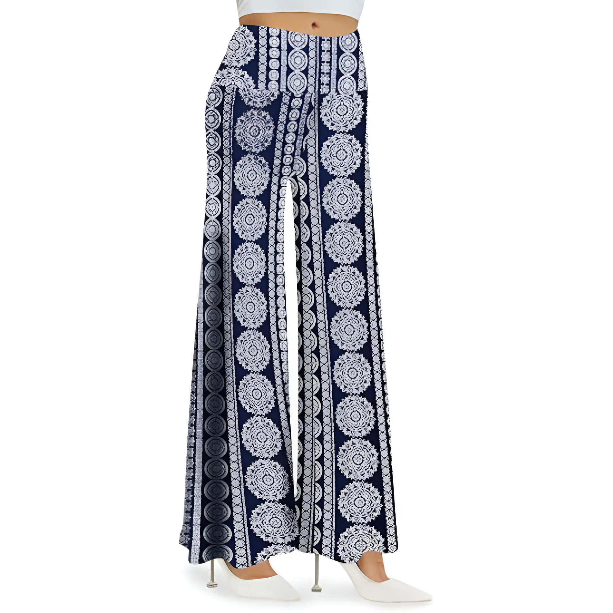 Casual And Comfy Wide Fit Palazzo Pants For Women – lifestyle view 18