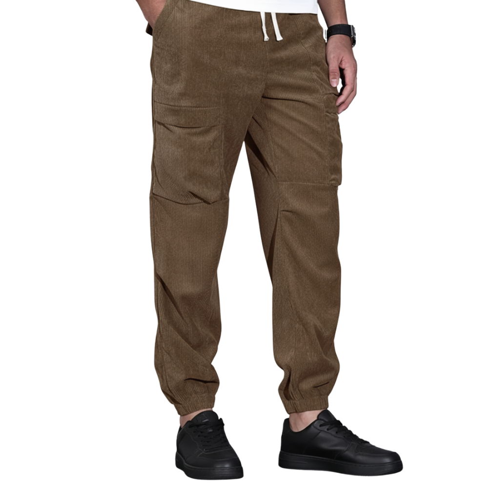 Modern Corduroy Cargo Pants For MenModern Corduroy Cargo Pants For Men - Image 5