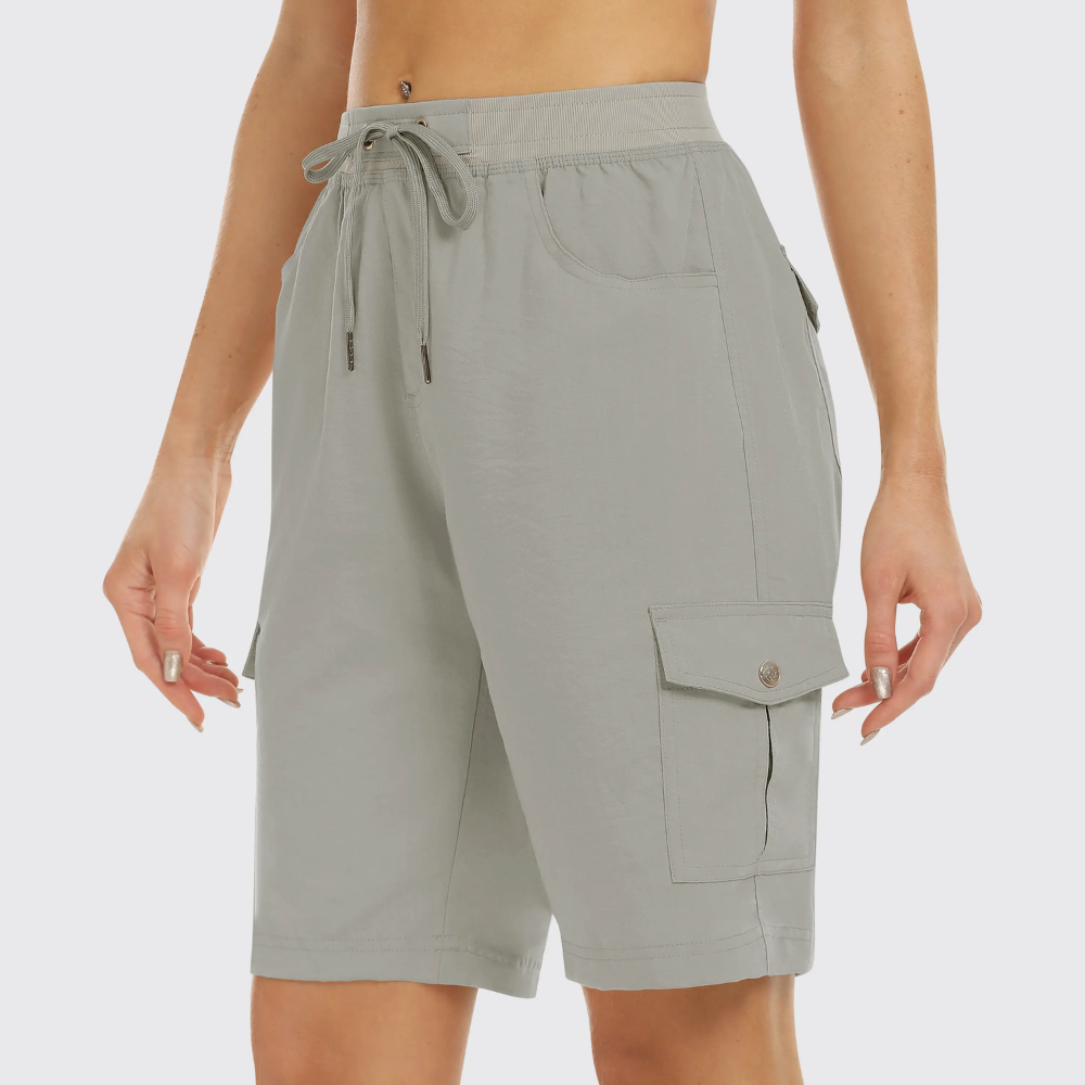 Casual Outdoor Quick Dry Hiking Cargo Shorts For Women