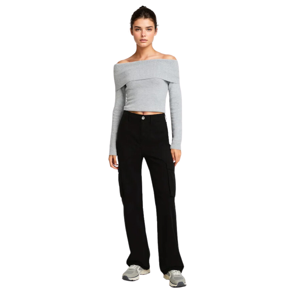 Adjustable Cargo Pants – side profile view