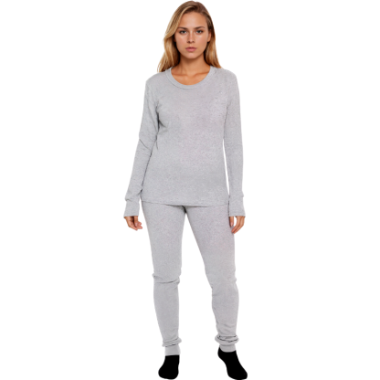 Women Thermal Underwear Pajamas Set
