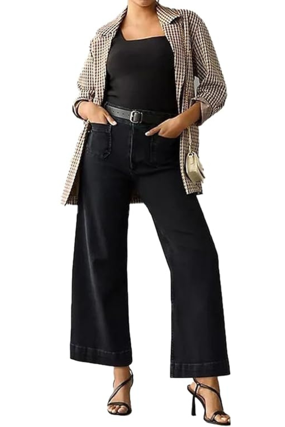 Classic Straight Solid Color Pants – back view detail
